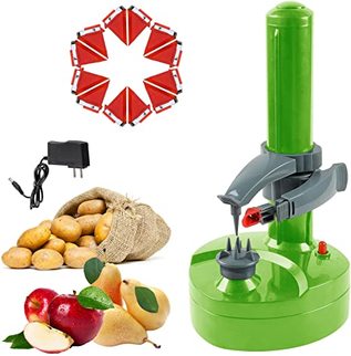 Starfrit Rotato Express 2.0 + 6 Replacement Blades | Updated Model -  Electric Peeler (Black)